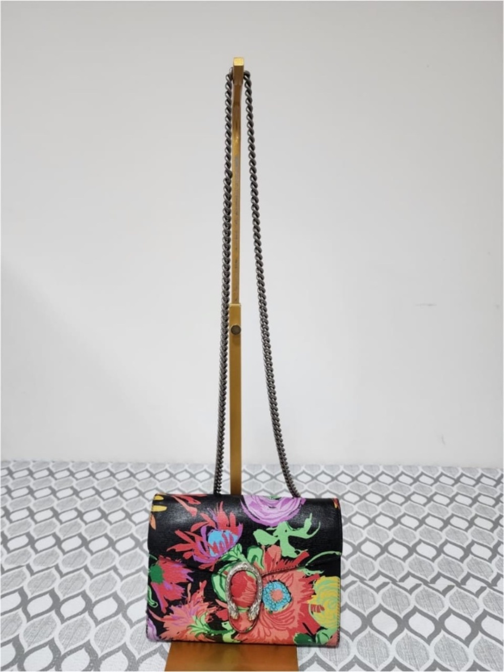 Authentic Gucci x George Kenneth Scott Dionysus Dionysus Wallet On Chain Multico